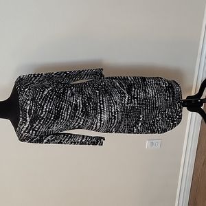 Ralph Lauren Black and White Dress Size 12